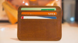 A credit card holder